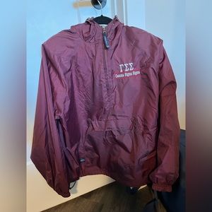 Gamma Sigma Sigma windbreaker jacket